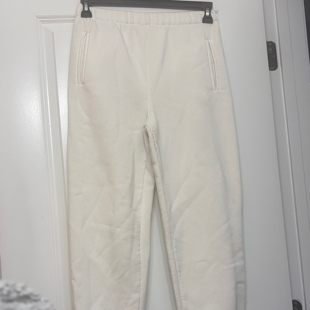 Women's Cream Track Pants